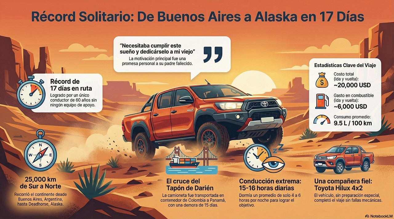 Infografía Resumen del Viaje a Alaska por NotebookLM